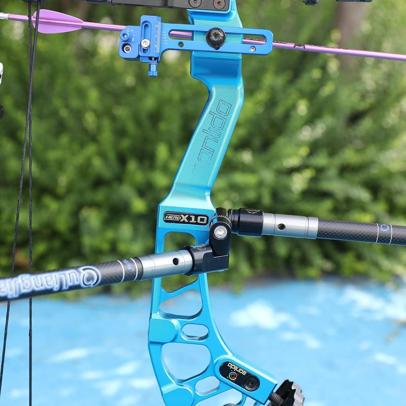 limaity Bow Stabilizer for Compound Bow 6" 8" 10" 12" 15" Archery 3k Carbon Balance Bar Absorber with Weights Absorption for Bow Hunting Shooting - Image 4